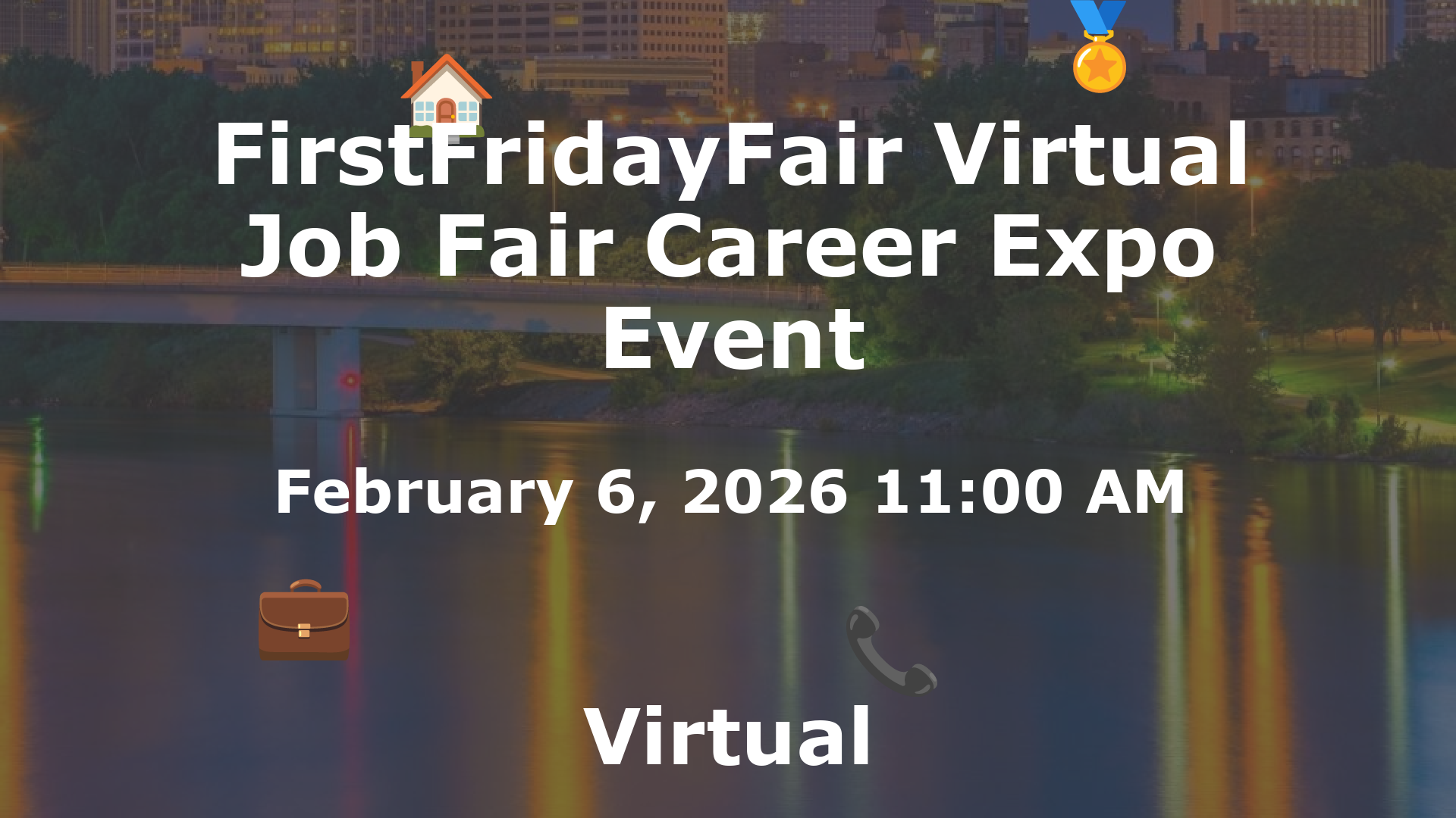 FirstFridayFair Virtual Job Fair Career Expo Event event image